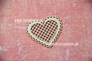 Serduszko z kratką