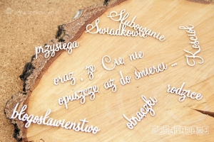 Ślub II zestaw słów 