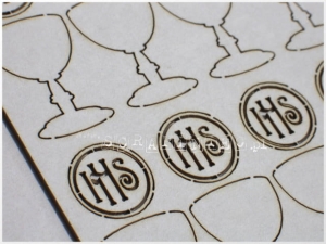 Kielich z Hostią białe