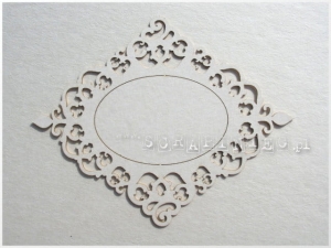 Ramka owal retro Rae '10 cm