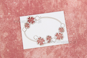 Ramka koniczyna 6x8 cm