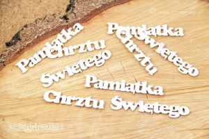 Zestaw słów "Pamiątka Chrztu Świętego"