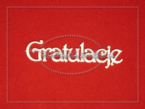 Gratulacje proste - zestaw słów