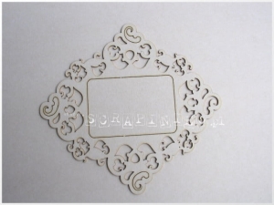 Ramka prostokąt retro Rae '10 cm