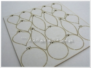 Bombki zestaw BIRMATA '20 cm