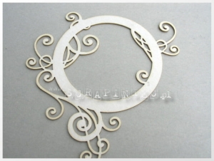 Ramka zawijasowa okrąg Rae