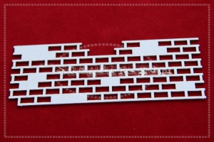 Cegła, mur zestaw 3 szt.