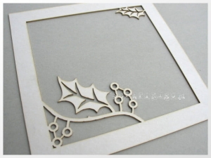 Ramka z ostrokrzewem