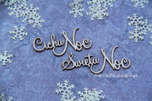 Cicha Noc, Święta Noc 01 napis