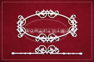 Veneziana ramki ornamentowe zestaw