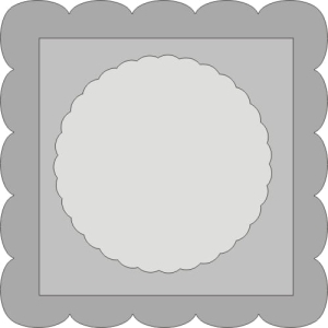 Ramka z herbatnikiem