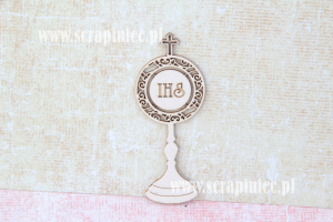 Monstrancja ornamentowa 02