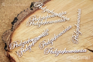 Podziękowania zestaw słów