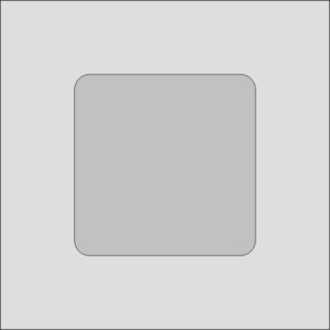 Ramka 20x20 z tyłem