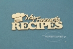 My Favourite Recipes czepiec/ chef's hat 4x10 cm
