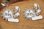 Tatting Communion - Host and Lillys - hostia i Lilie