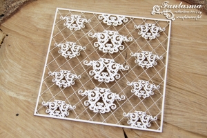 Fantasma - Mesh with damask - Siatka z damaskiem
