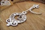 Wonderland - Clock on a chain - zegar na łańcuszku