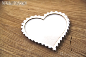Shaker box  heart - serce 