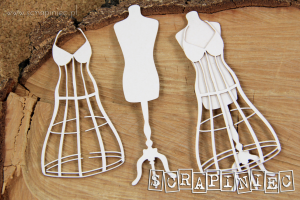 Love in 3D - big Bride Model 2 pcs - duży Manekin Pani Młodej ze stelażem 2 szt