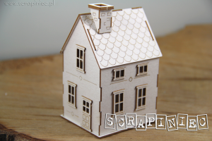 Tiny Family house 02 3D - Mikro Domek 02 3D (do boxa 10cm) 