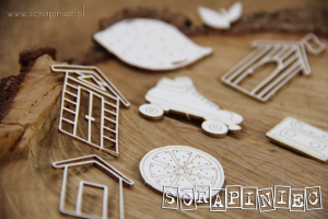 Beautiful Life - Beach huts- chipboards