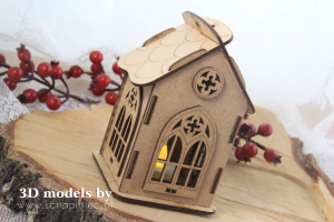 Advent lantern 01 - lampion adwentowy 01 HDF