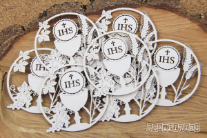 Tatting Communion zestaw 16 ramek - set of 16 frames
