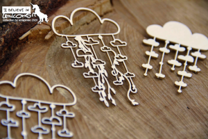 Believe in Unicorns - garland clouds - chmurki girlandy