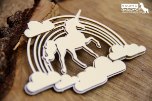 Believe in Unicorns -  Rainbow decor - dekor z tęczą
