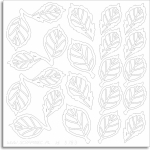 Roses - leaves - listki 