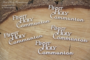 First Holy Communion 01 5 pcs  - zestaw  5 szt ENG 