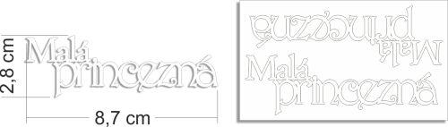 Malá princezná - SK - napis 2 szt.png