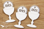 Tatting Communion - goblet and host 02 - kielich z hostią 02