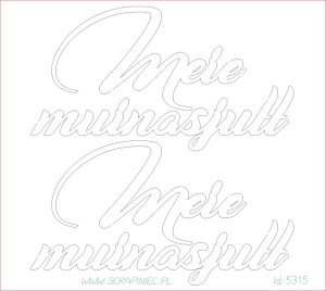 Meie muinasjutt - EE - napis 2 szt.