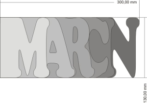 Wordbook MARCIN 13x30 cm