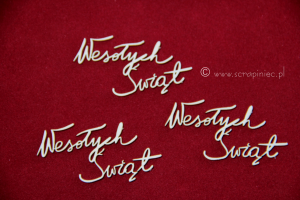 Brush art script - Wesołych x3