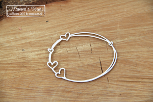 Mammas heart - Small Oval frame - mała owalna ramka