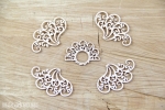 Doily Lace - Lace corners set - Zestaw narożników