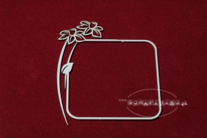 Daffodil frame - Żonkil ramka 04