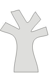 Konar drzewka 7x9 cm