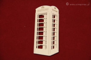 Londyńska herbaciarnia - budka telefoniczna mała