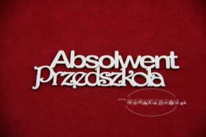 Absolwent Przedszkola zestaw 5 napisów