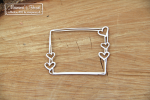 Mammas heart - Small Rectangle frame - mała prostokątna ramka