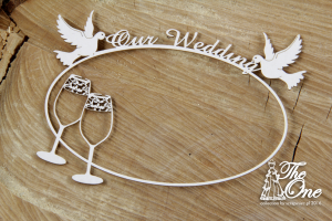 The one - Our Wedding - frame with glasses