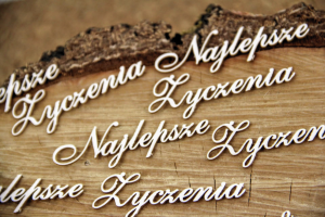Najlepsze Życzenia zestaw 6 napisów