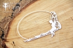 Blueberry Fairy - small oval fairy frame - mała ramka owal z wróżką