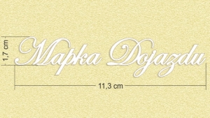 Mapka Dojazdu napis