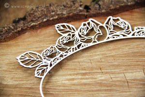 Roses - oval frame - Róże ramka owalna
