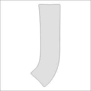 "J" monogram prosty